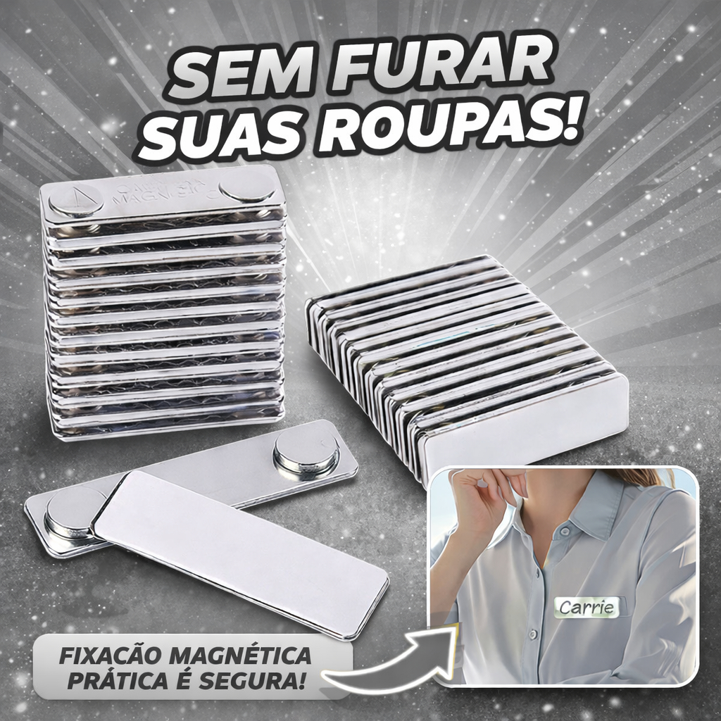 Imã Para Broche Crachá Base Magnética Neodímio em Oferta na Shopee