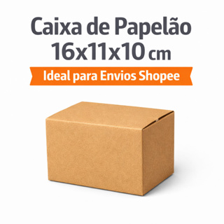 Kit 400 Caixas de Papelão 16x11x10 para Correios – Sedex e PAC | Embalagem Reforçada para Envio em Oferta na Shopee