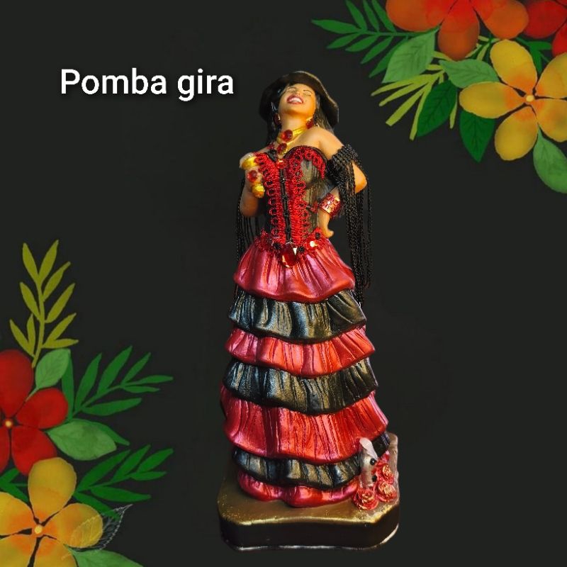 imagem pomba gira com chapéu.