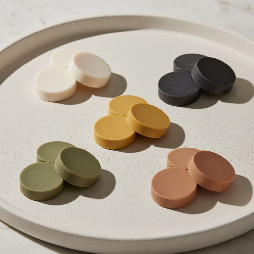 Kit com 3 Sabonetes de Argila - Branca, Dourada, Verde Rosa, Amarela, Preta - Escolha em Oferta na Shopee