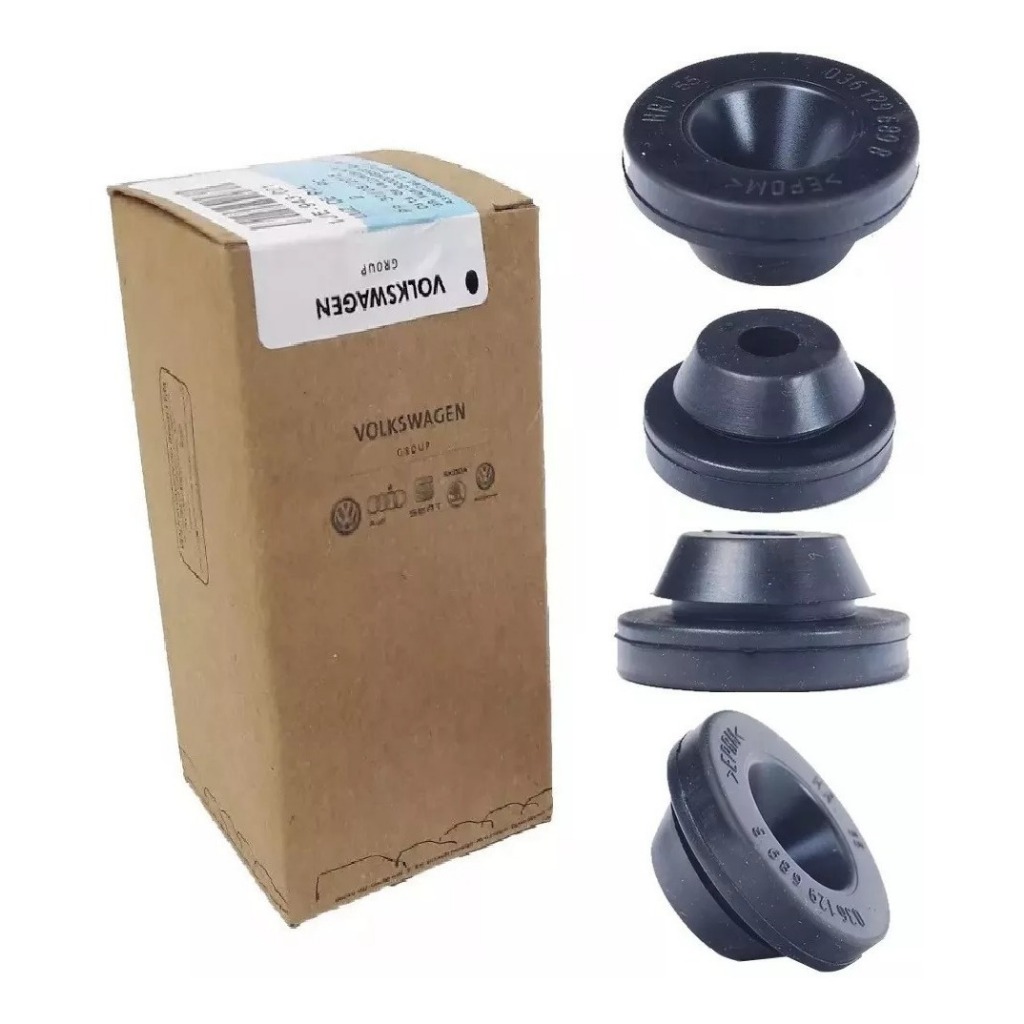 Kit 4 Buchas Fixação Caixa Ar Volkswagen Gol Fox Sapcefox UP Saveiro Golf Voyage Jetta Original