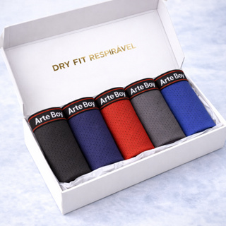 Kit 10 Cuecas Boxer Dry Fit Forro Algodão Cueca Box Furadinha Premium em Oferta na Shopee