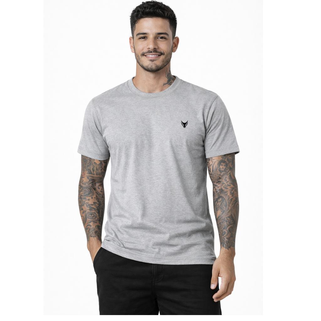 Camiseta Básica Masculina Casual 100% Algodão P a G1 em Oferta na Shopee