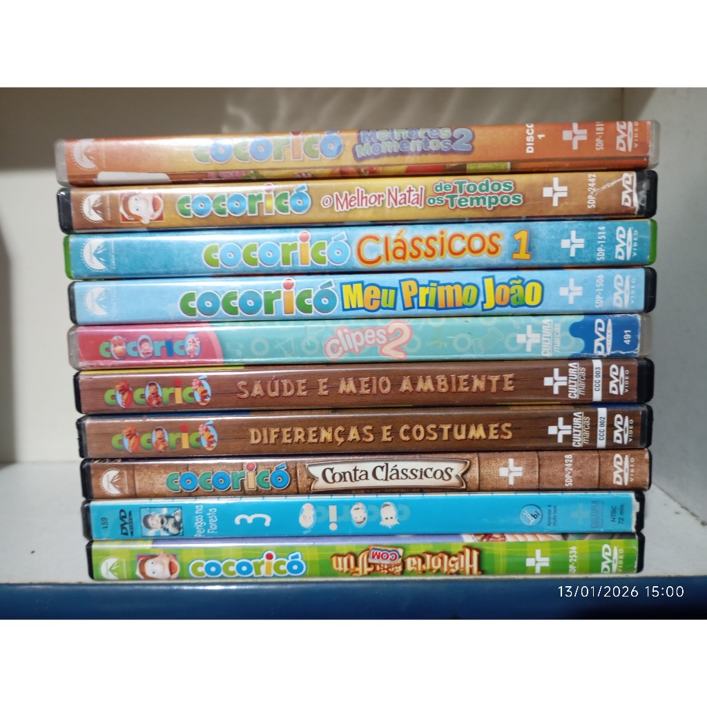 DVD Coleção Cocoricó 10 DVDs