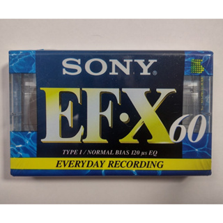 Fita K7 Sony Ef-x 60 Min Virgem Lacrada! em Oferta na Shopee