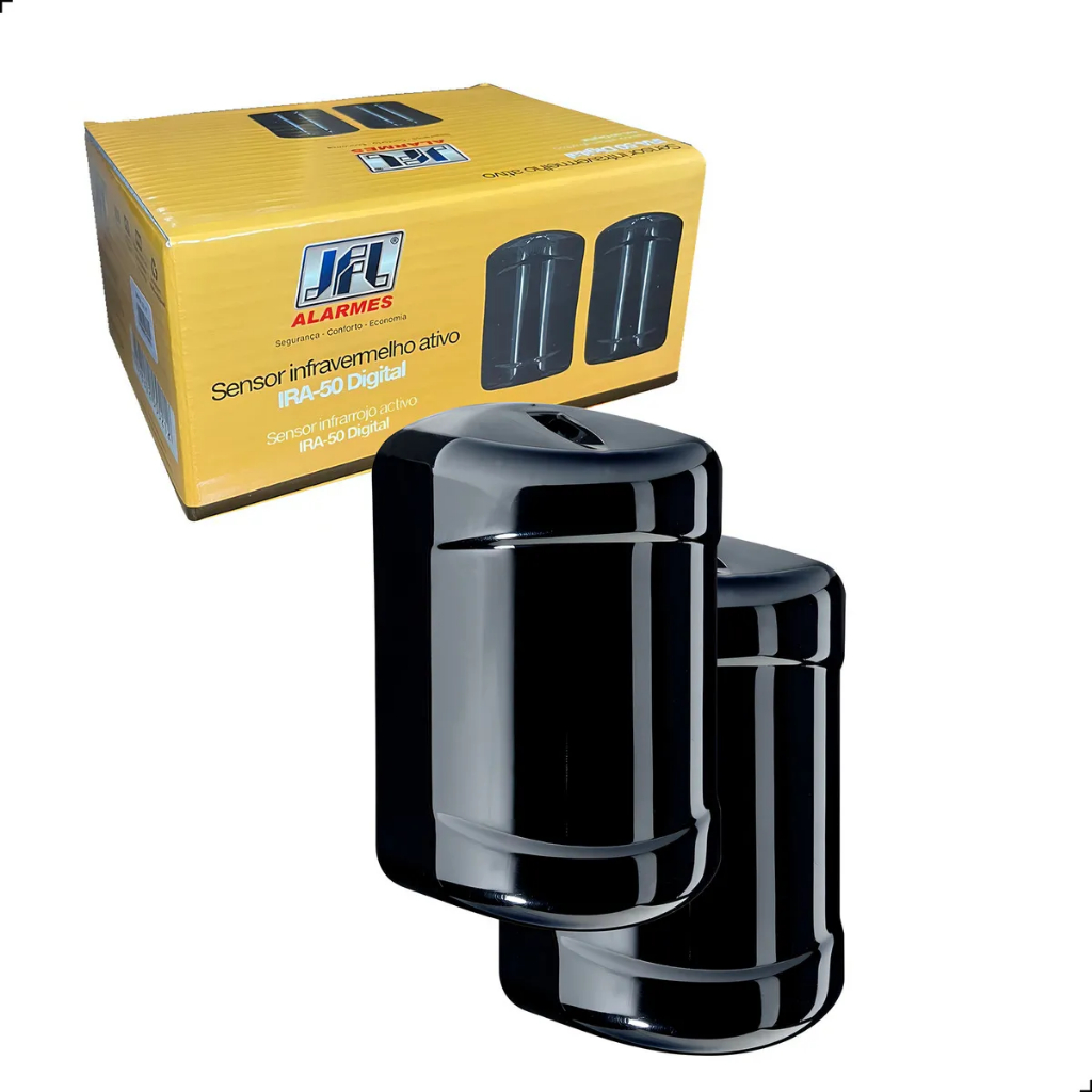 Sensor Barreira Infravermelho Ativo Feixe Simples Ira-50 Jfl