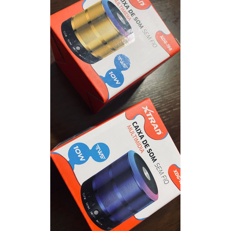 Mini Caixa de Som Bluetooth Xtrad XDG-198 – 10W Potente com LED RGB