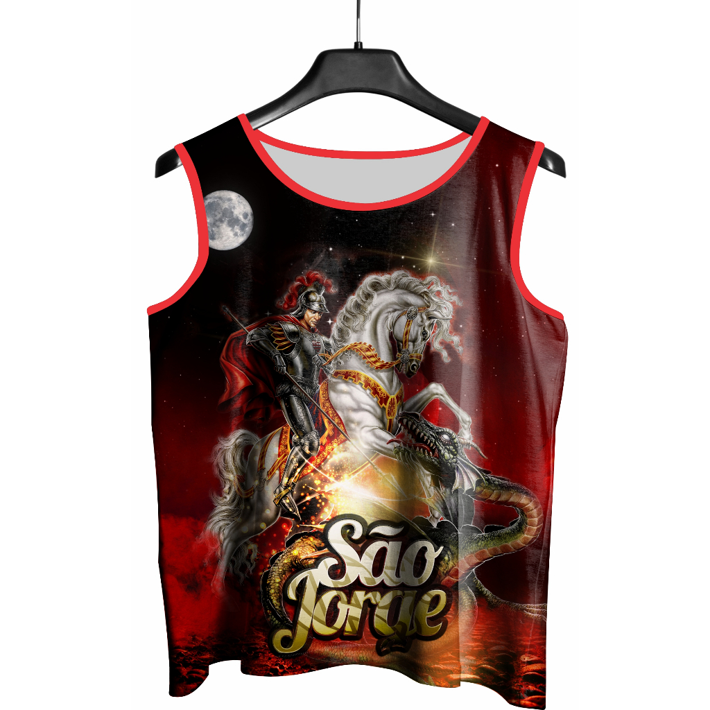 CAMISETA REGATA SÃO JORGE 1 em Oferta na Shopee