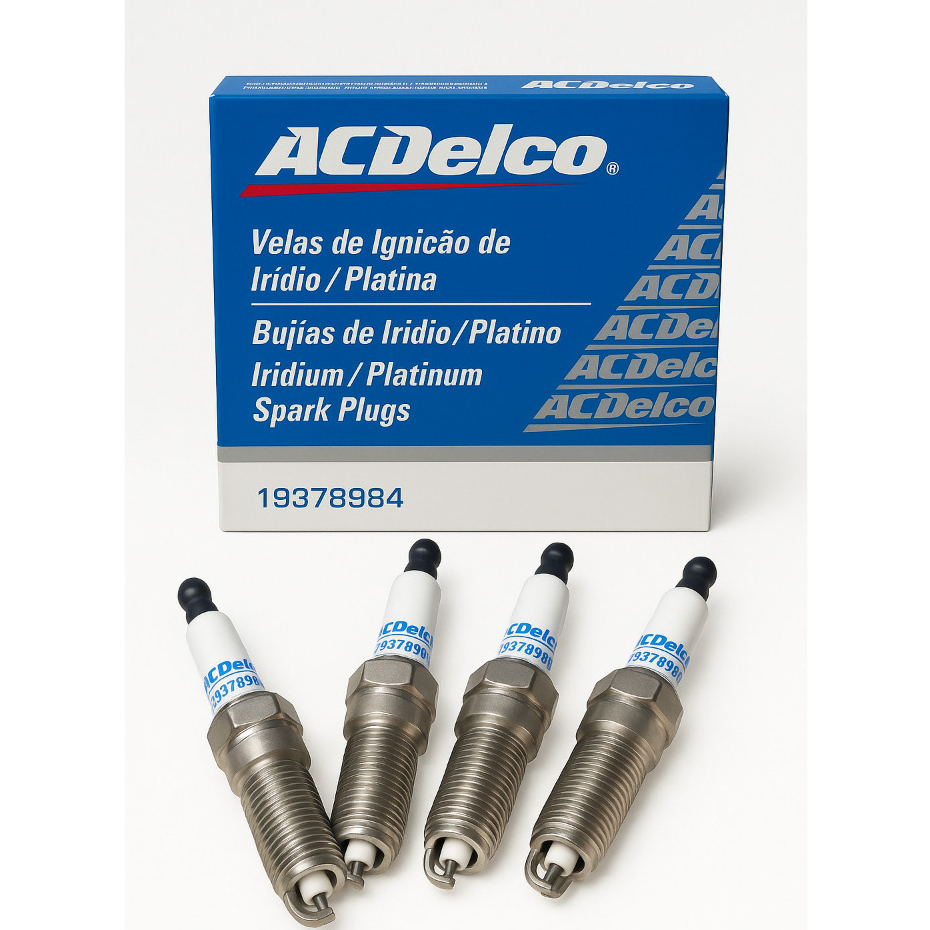 Jogo de Velas Ignição Iridium Gm Tracker Cruze 1.8 16v Sonic 1.6 Original Acdelco