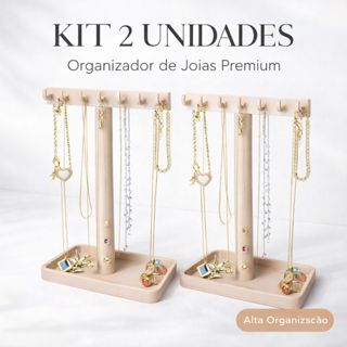 Kit Suporte Organizador Para Colares, joias E Bijuterias Com Design Elegante em Oferta na Shopee