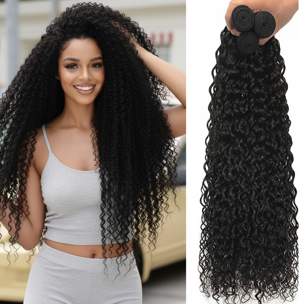 Apliques de cabelo Cacheado Cabelo Bio Orgânico Cacheado 75CM 160g