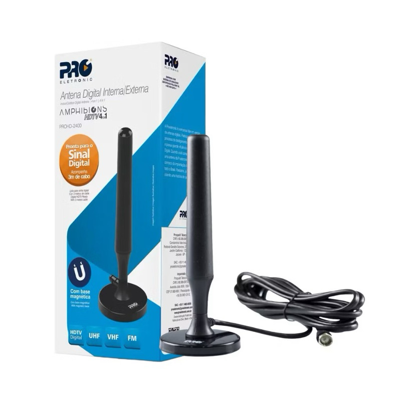 ANTENA OMNI INTERNA 4DBI 2,5 MTS DE CABO PROELETRONIC