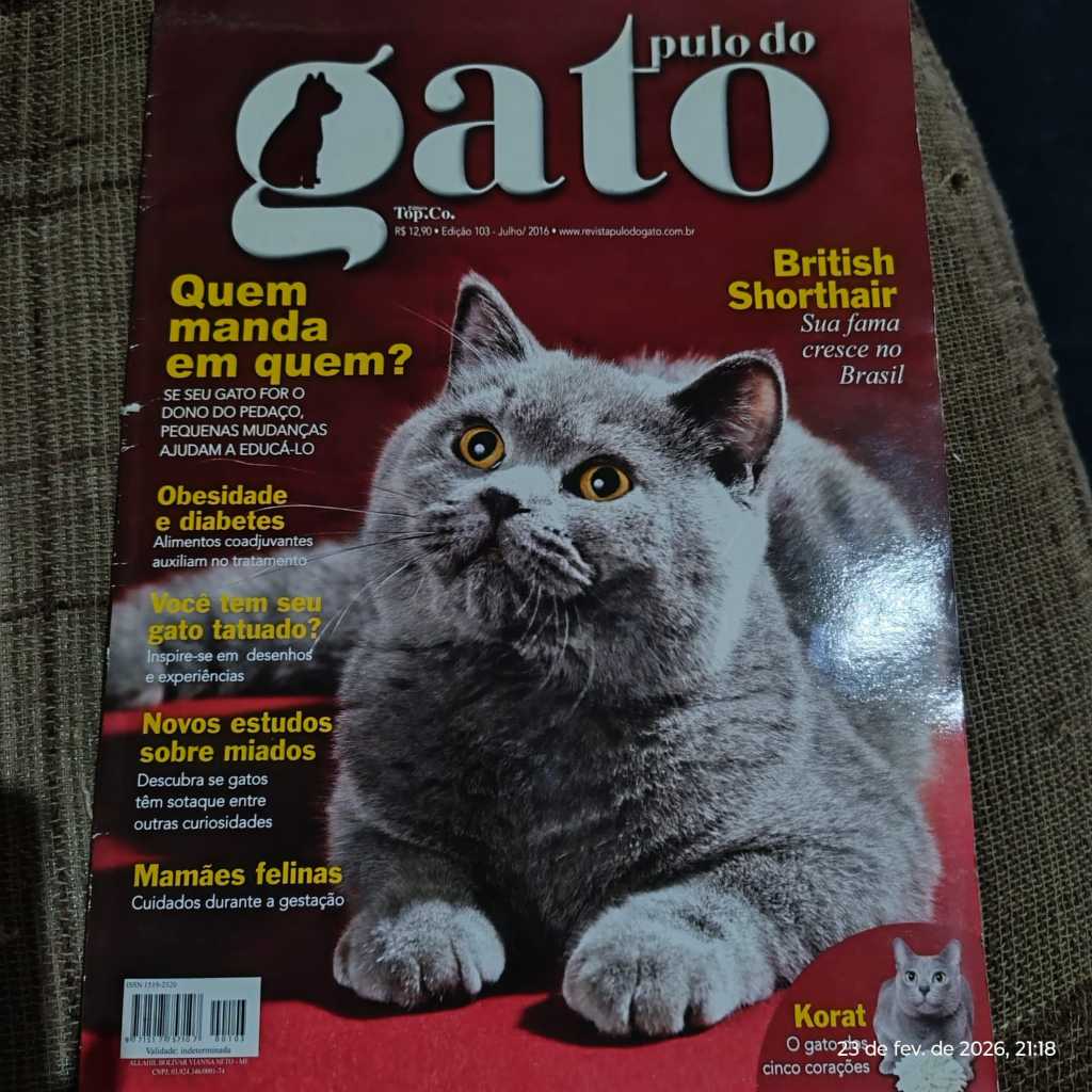 Revista O Pulo do Gato nr 103 Bem conservada Ano 2016
