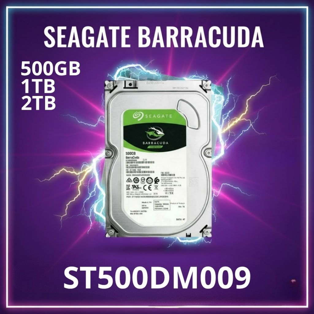 HD Seagate Barracuda 500GB/1TB/2TB SATA 3.5” Para PC Desktop e DVR CFTV c/ Garantia em Oferta na Shopee
