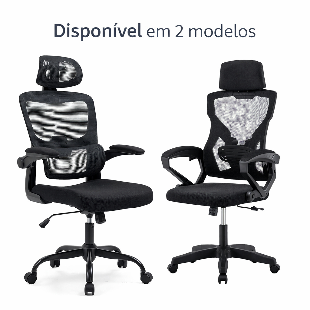 🔥 Cadeira De Escritório Executiva Gamer Super Confortavél Cadeira p/Lombar e Cervical Ergonômica