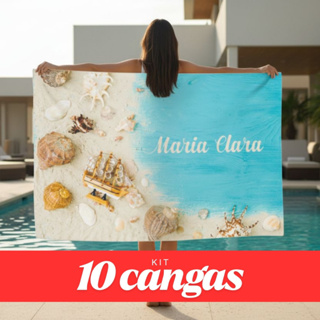 10 Cangas personalizadas Verão em Oferta na Shopee