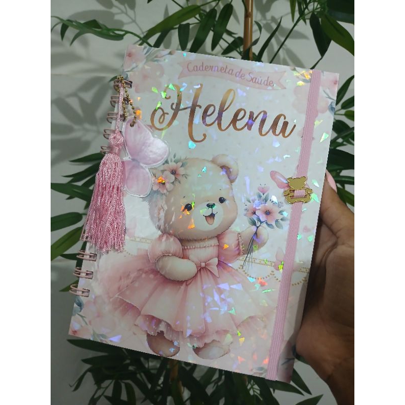 Caderneta de Vacinação Personalizada Bebê | Caderneta de Saúde Infantil Completa | Presente Maternidade
