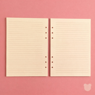 Refil 100 Folhas Cor Creme Pólen Fichário Caderno Argolado 6 furos Cor Creme 80g A5 - Pautado Classic em Oferta na Shopee