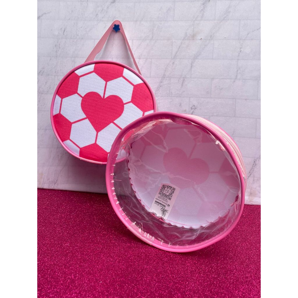 Maletinha Bag de Mão Redonda Personalizada Futebol Festa Aniversário Lembrancinha Infantil bolsinha