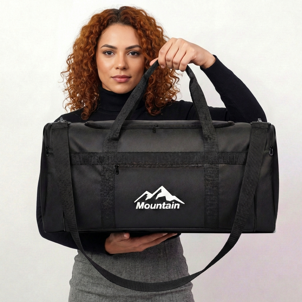 Bolsa de Mão M para Dia a Dia Viagem Academia Trabalho Média Mala 25L Reforçada com Alça Unissex