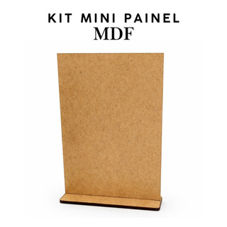 kit 20 Mini Painel MDF Cru 15x10cm 3mm Placa Totem Porta Foto Adesivo Lembrancinha Festa ALTO