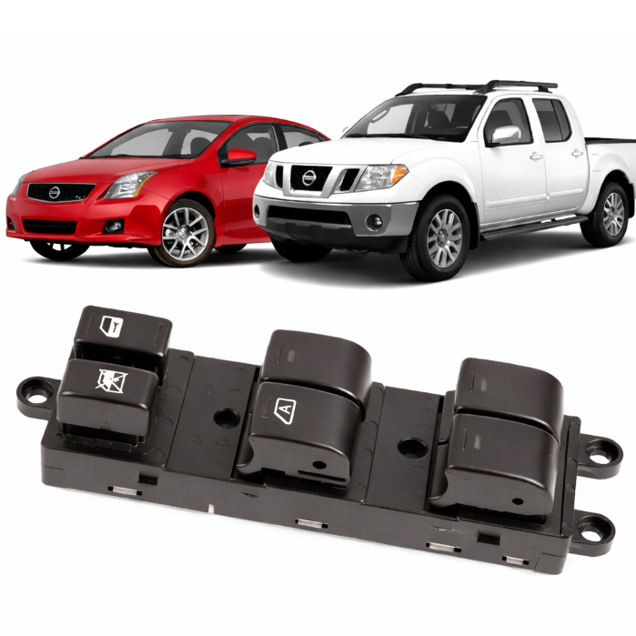 Botão Comando Vidro Elétrico Motorista Nissan Frontier 2008 a 2015 / Sentra 2008 a 2013