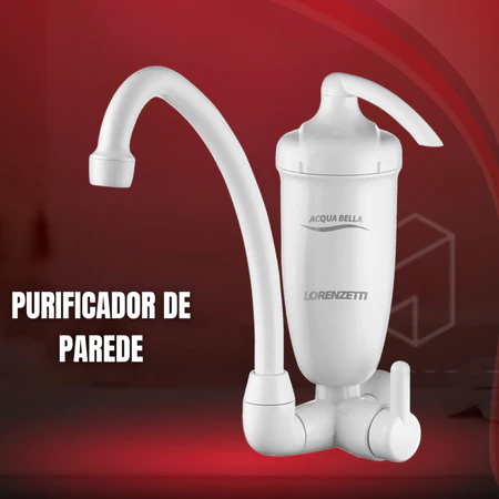 Purificador Acqua Bela Branco de Parede Lorenzetti