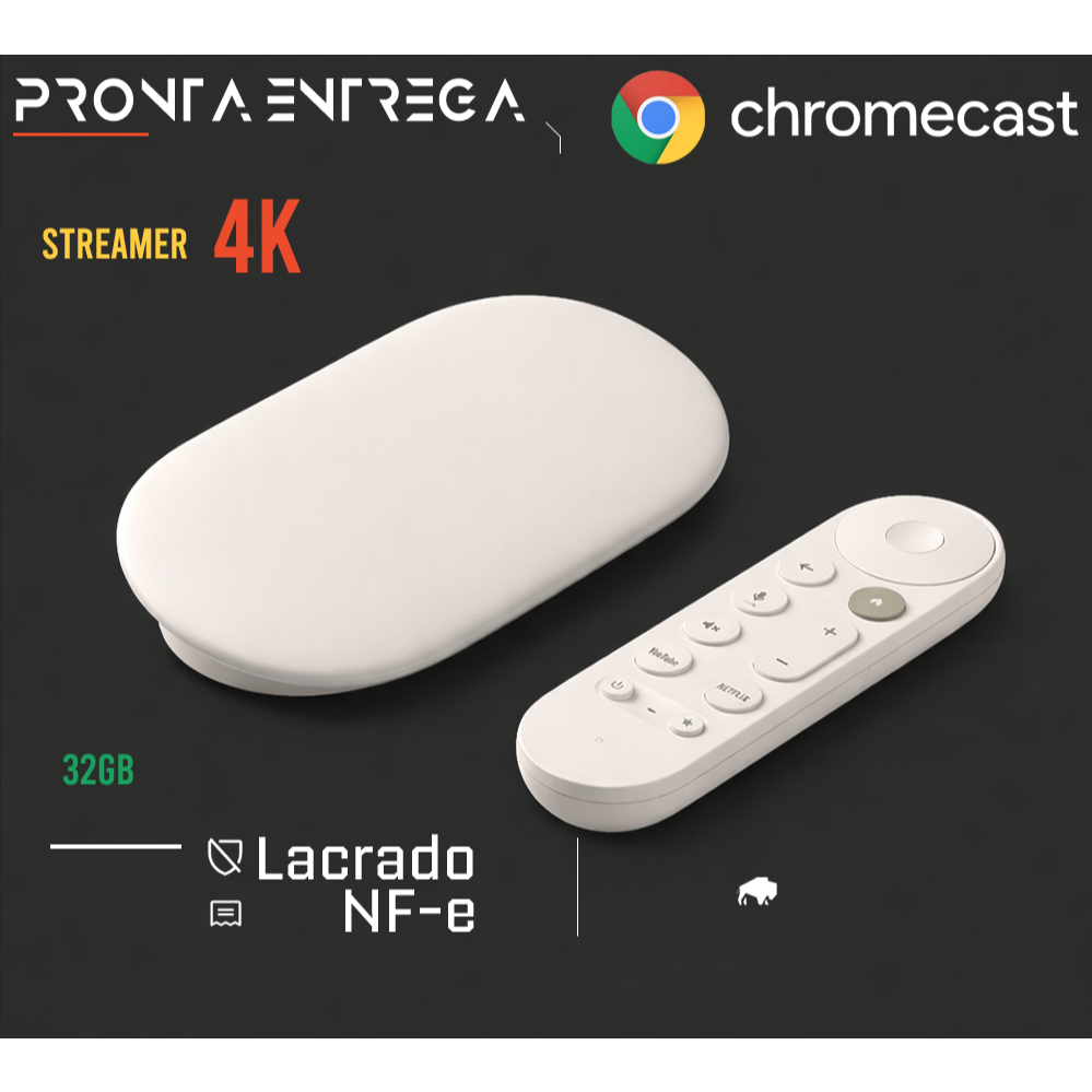 Google Chromecast TV Streamer 4K UHD HDR10+ 32gb