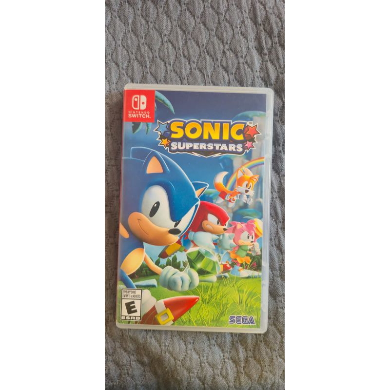 Jogo para Nintendo switch usado mídia física original Sonic Super Stars
