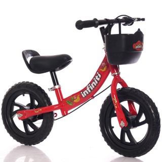Bicicleta Balance Infiniti Kids Aro 12 Vermelha e Preto em Oferta na Shopee