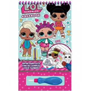 Aquabook LOL Surprise Pinta com Água Livro Infantil Reutilizável com Pincel em Oferta na Shopee