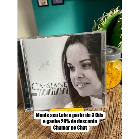 Cd Novo e Lacrado Cassiane - Faça Diferença