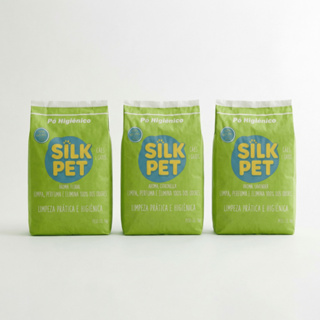 Kit 2 Uni. Pó Higiênico Eliminador de Odores Silkpet 1 Kg em Oferta na Shopee