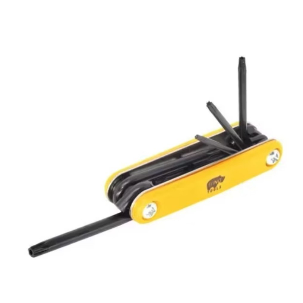Rino Tools Chave Torx 6 Peças T10 T15 T20 T25 T27 T30 Ferramenta de Alta Qualidade , cromo Vanádio