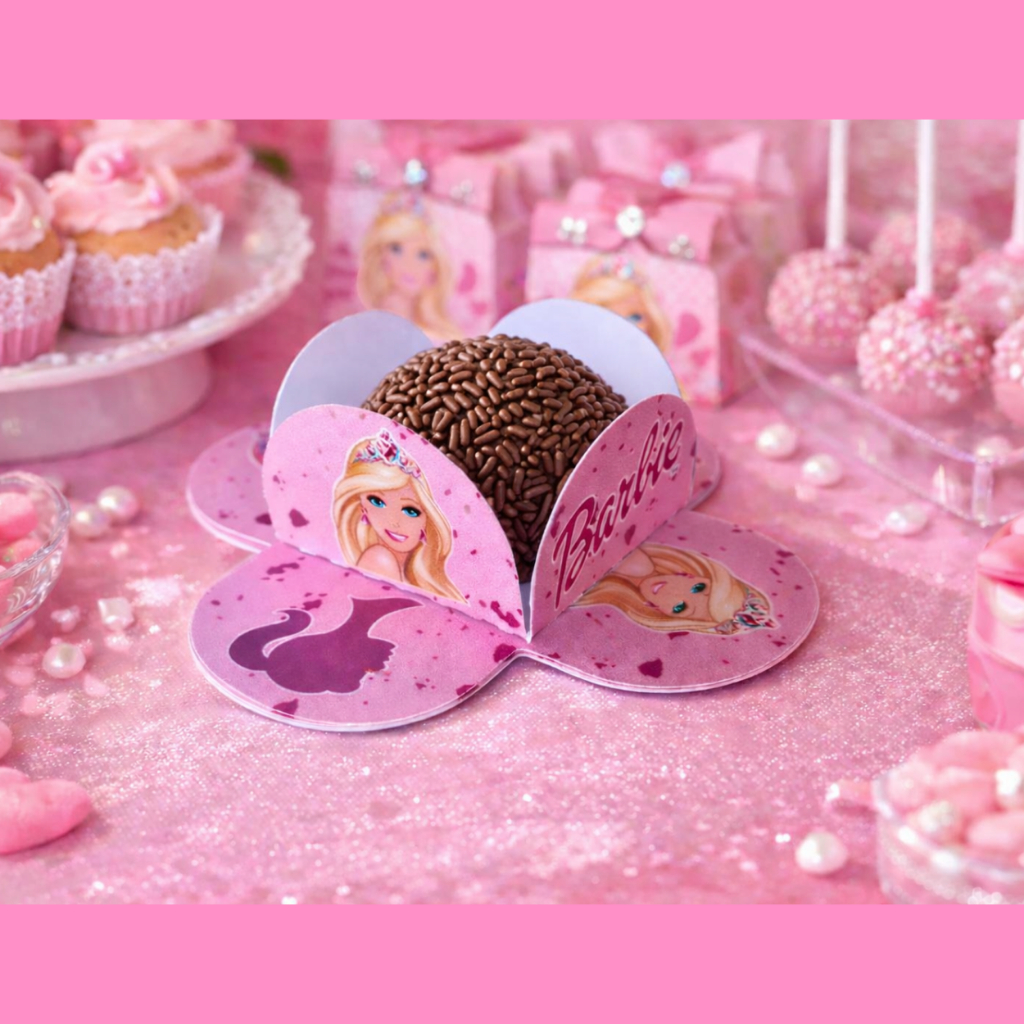 50 forminhas para doces Barbie!