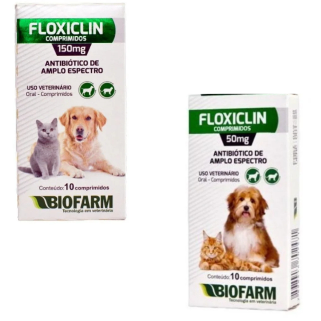 Floxiclin 50mg | 150mg- Cx/10 Comp. Biofarm em Oferta na Shopee
