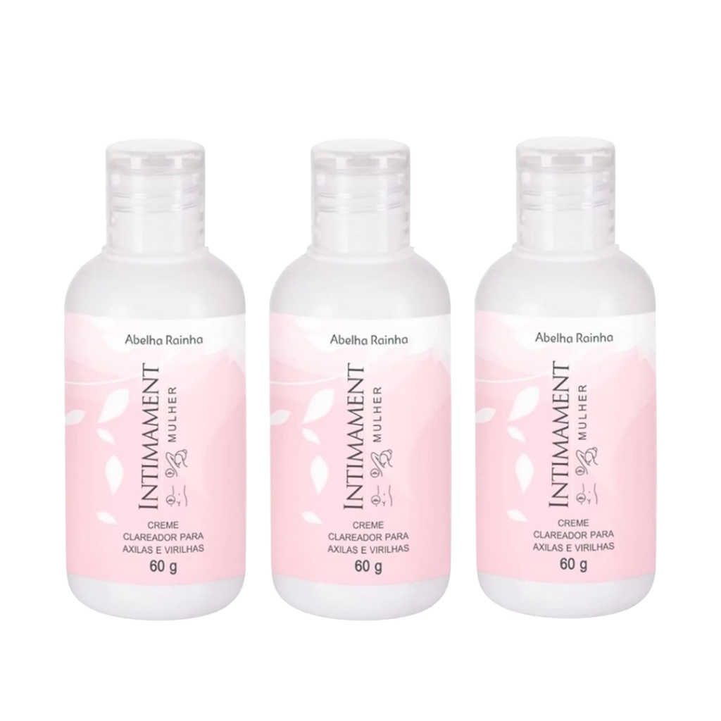 Creme Clareador para Axilas e Virilhas Intimament Abelha Rainha 60g