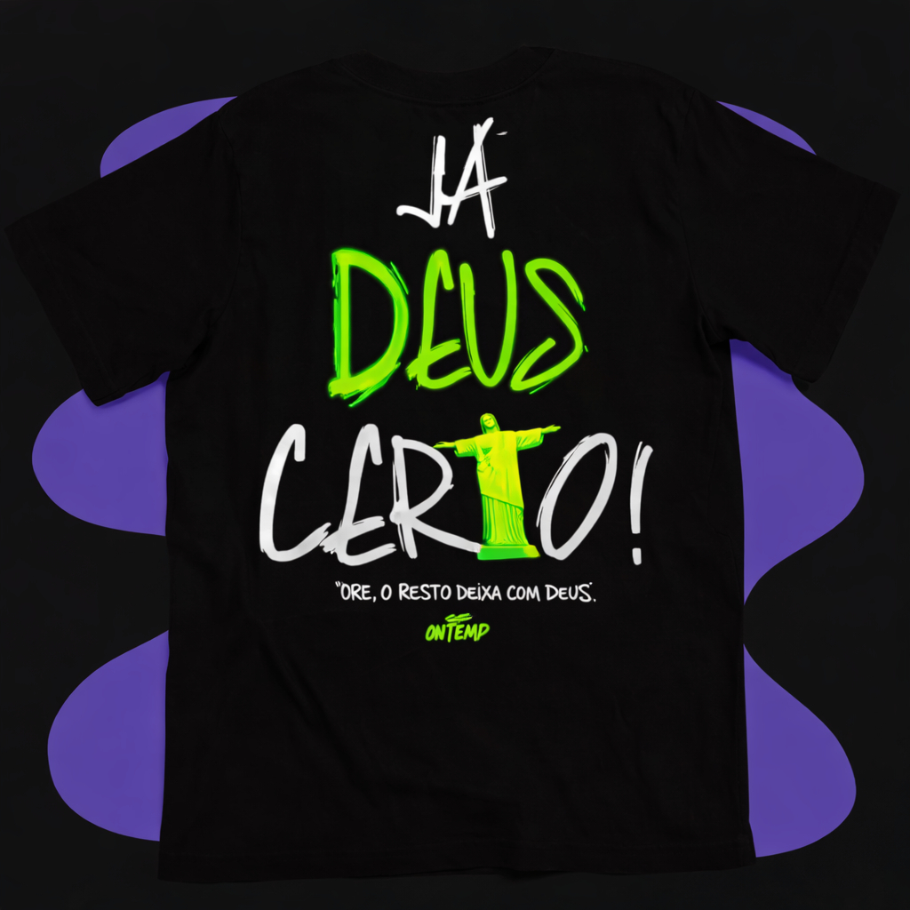 Camisa Camiseta Blusa Estilosa Moda Cristã Cores Variadas Leve Confortável 100% Algodão