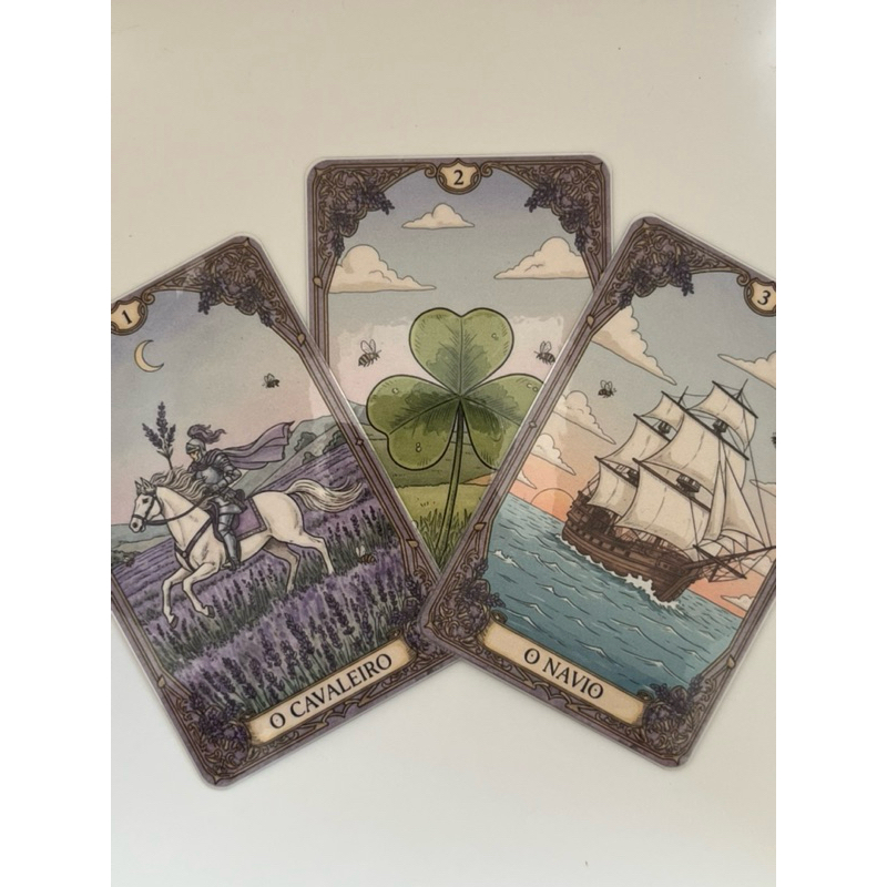 BARALHO CIGANO LAVANDA 38 CARTAS  + GUIA DIGITAL