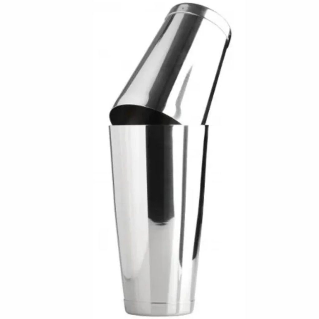 COQUETELEIRA PROFISSIONAL 800 ML 2 COPOS INOX REFORÇADA, BARMAN FESTA COQUETEL BATIDA BATEDOR CAIPINRINHA BEBIDA