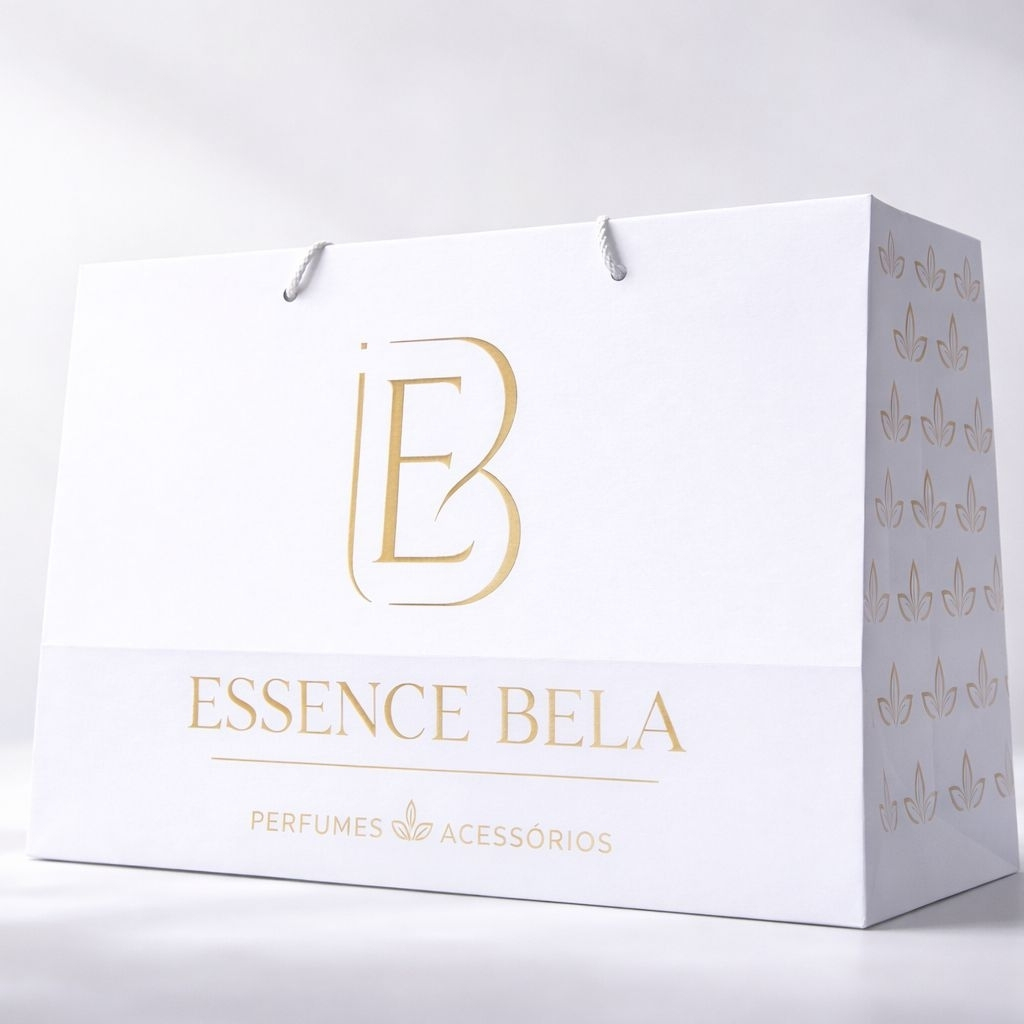 Sacola de Papel Personalizada com sua Logo tamanho 19x10x27 em Oferta na Shopee