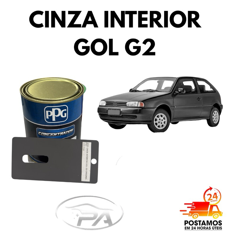 Tinta Automotiva Interior Gol G2 Cinza Original – Painel e Acabamentos Internos Tabelier