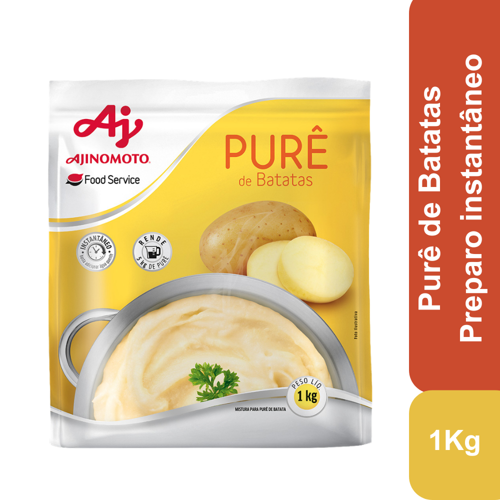Purê de batatas Ajinomoto® 1KG em Oferta na Shopee