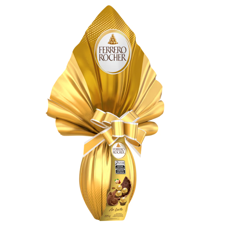Ovo de Páscoa Ao Leite 225gr Ferrero Rocher em Oferta na Shopee