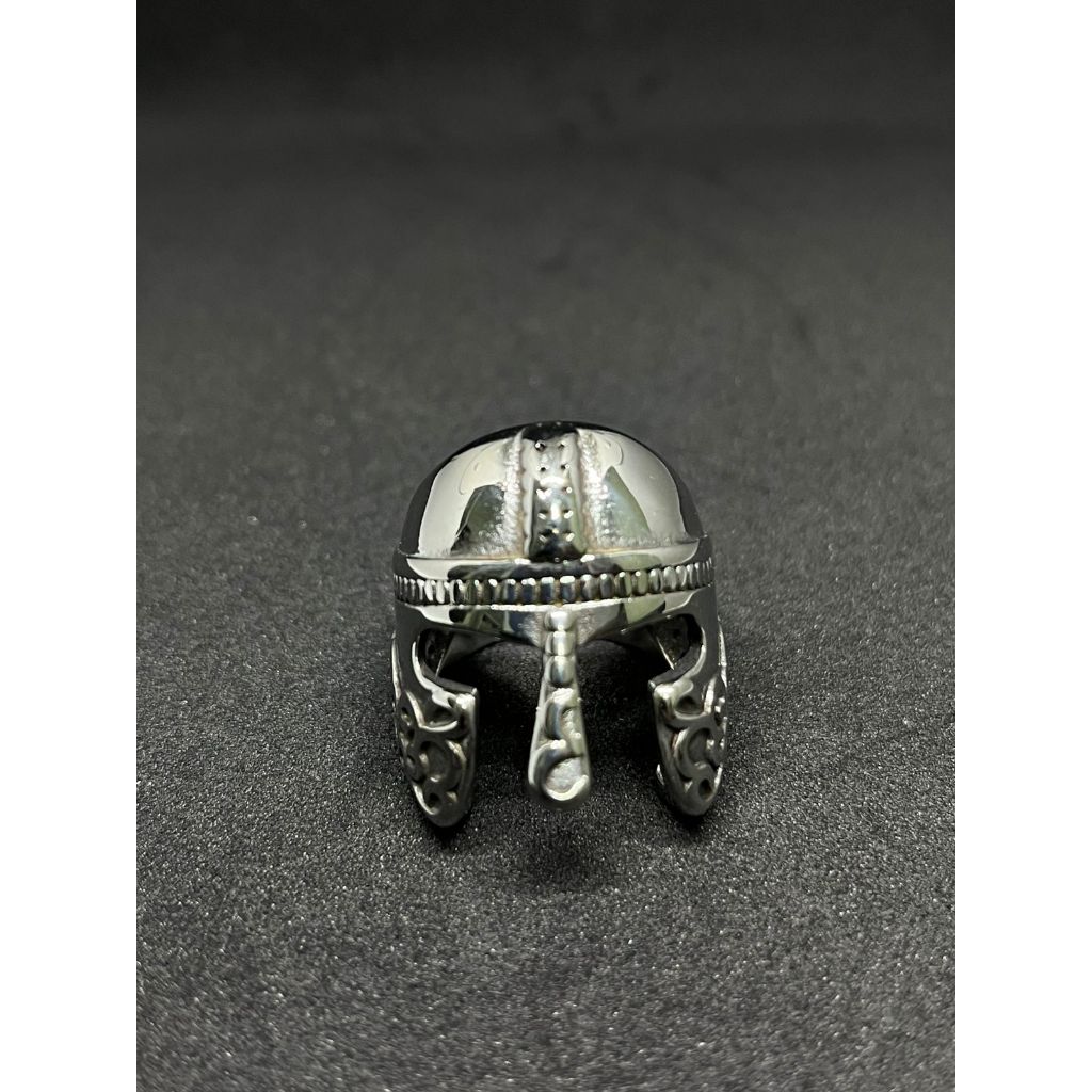 Anel Dedeira Elmo Guerreiro Capacete Nórdico Vikings