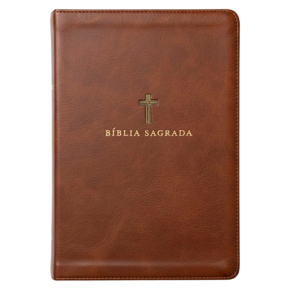 Bíblia Sagrada | NVI | Leitura Perfeita | Couro Soft Marrom | Com Índice em Oferta na Shopee