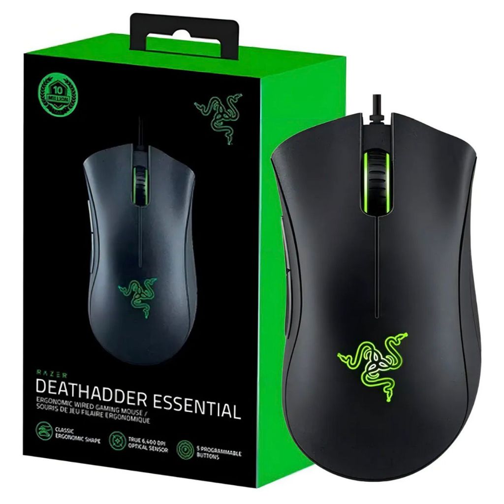 Mouse Razer DeathAdder Essential em Oferta | Shopee 2026