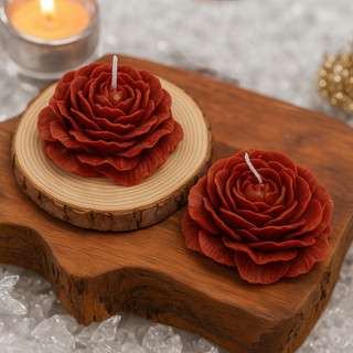 Velas Rosa Todos aromas Kit 50 Flor 30g lembrancinha Casamento eventos decoração mesa jantar romântico premium padrinho