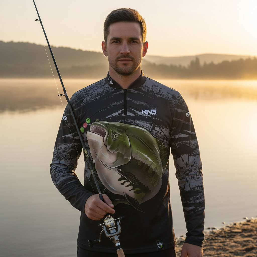 Camisa de Pesca King Com Proteção Solar Uv 50+ Modelo Novo Tamba em Oferta na Shopee