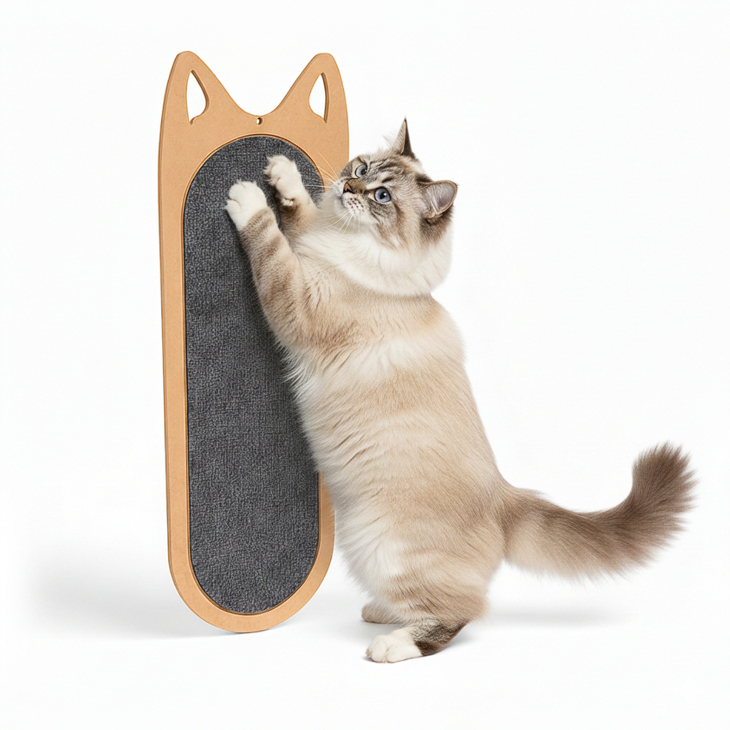 Arranhador de Parede para Gatos 50x15cm Protetor De Móveis Brinquedo Gato